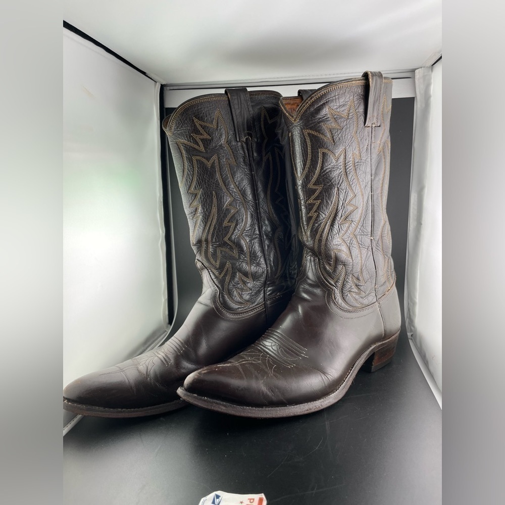 Justin 2908 Men's Boot with Brown 10B - Picture 7 of 15
